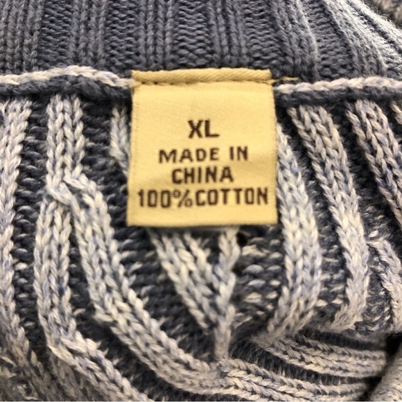 Tommy Bahama Quarter Zip Pullover Sweater - Picture 4 of 4